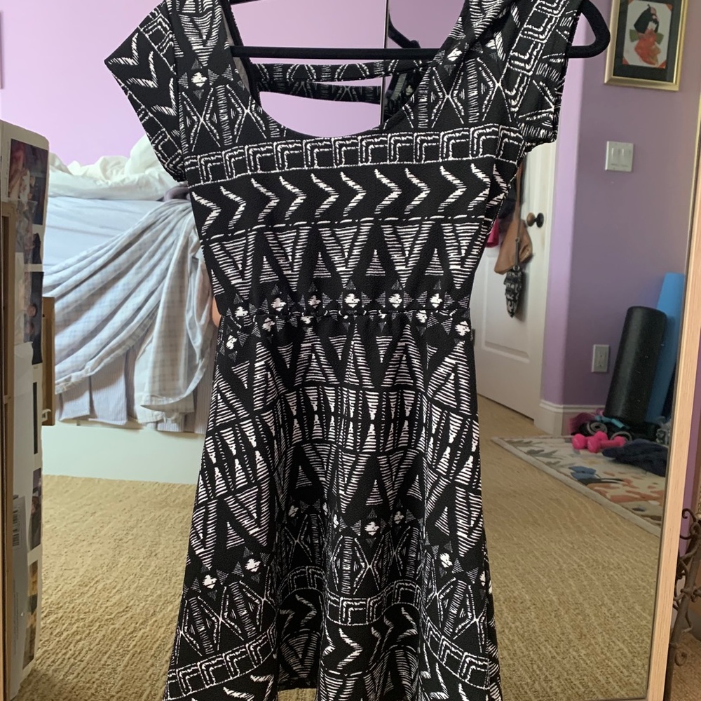 Pattern Skater dress